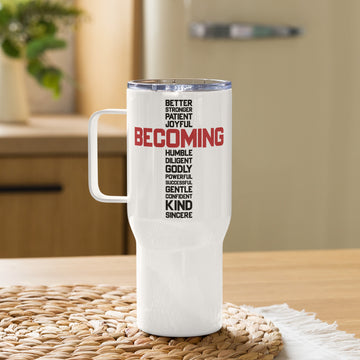 Becoming Travel mug with a handle