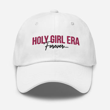 Holy Girl Era Dad Hat (White)